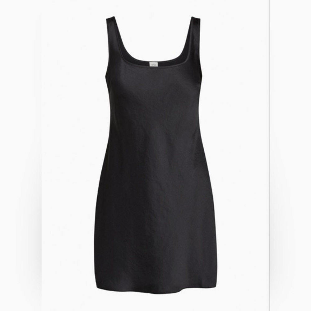 Aritzia Wilfred Tryst Black Mini Dress
